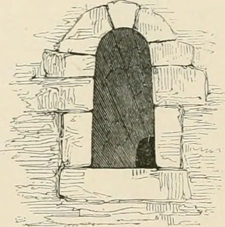 An illustration from The ecclesiastical architecture of Ireland, anterior to the Anglo-Norman invasion; comprising an essay on the origin and uses of the round towers of Ireland, which obtained the gold medal and prize of the Royal Irish Academy, 1845, leaf 438