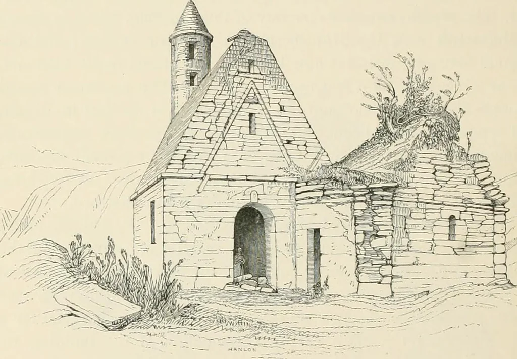 An illustration from The ecclesiastical architecture of Ireland, anterior to the Anglo-Norman invasion; comprising an essay on the origin and uses of the round towers of Ireland, which obtained the gold medal and prize of the Royal Irish Academy, 1845, leaf 456