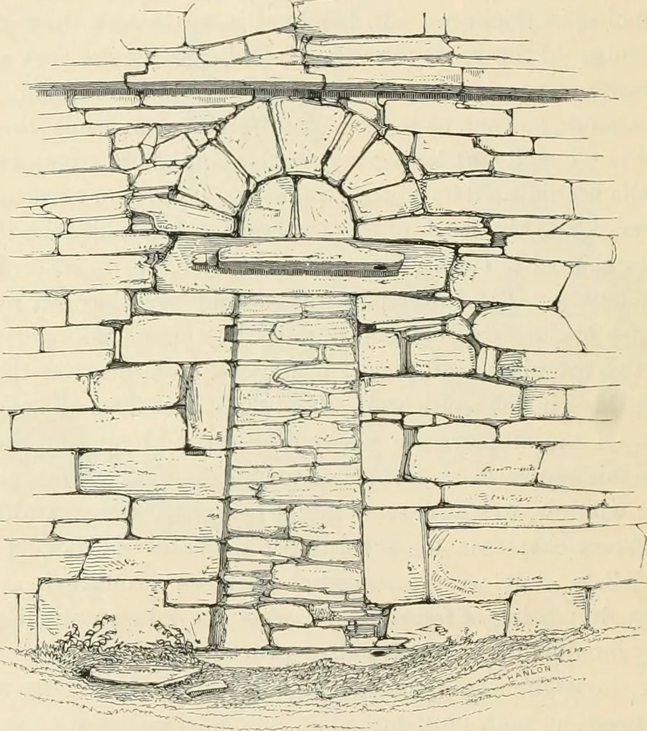 An illustration from The ecclesiastical architecture of Ireland, anterior to the Anglo-Norman invasion; comprising an essay on the origin and uses of the round towers of Ireland, which obtained the gold medal and prize of the Royal Irish Academy, 1845, leaf 458