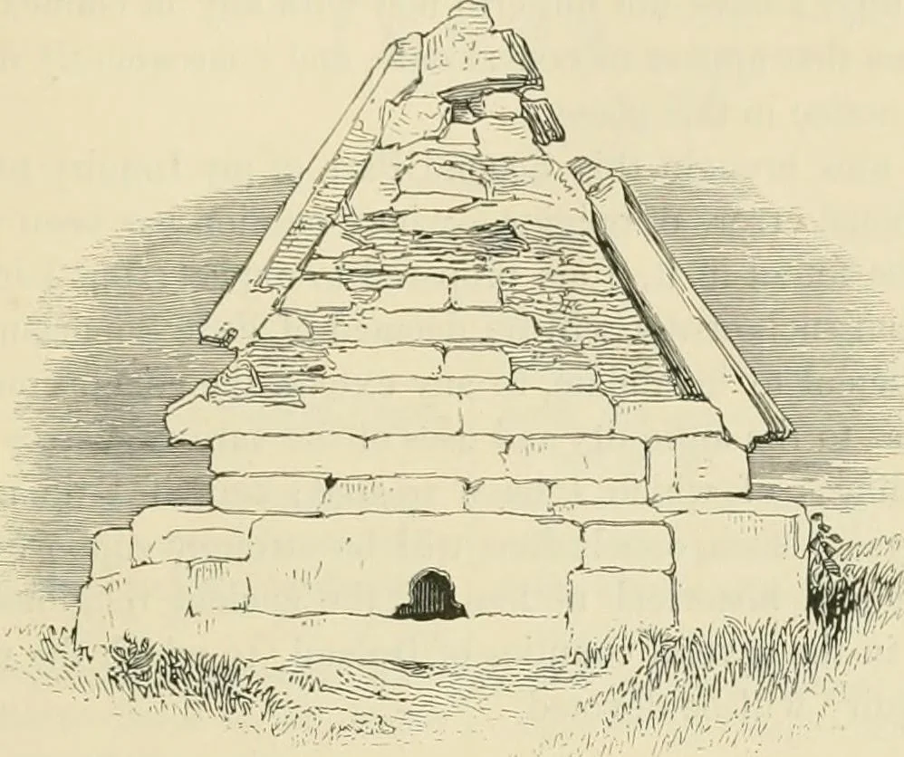 An illustration from The ecclesiastical architecture of Ireland, anterior to the Anglo-Norman invasion; comprising an essay on the origin and uses of the round towers of Ireland, which obtained the gold medal and prize of the Royal Irish Academy, 1845, leaf 479