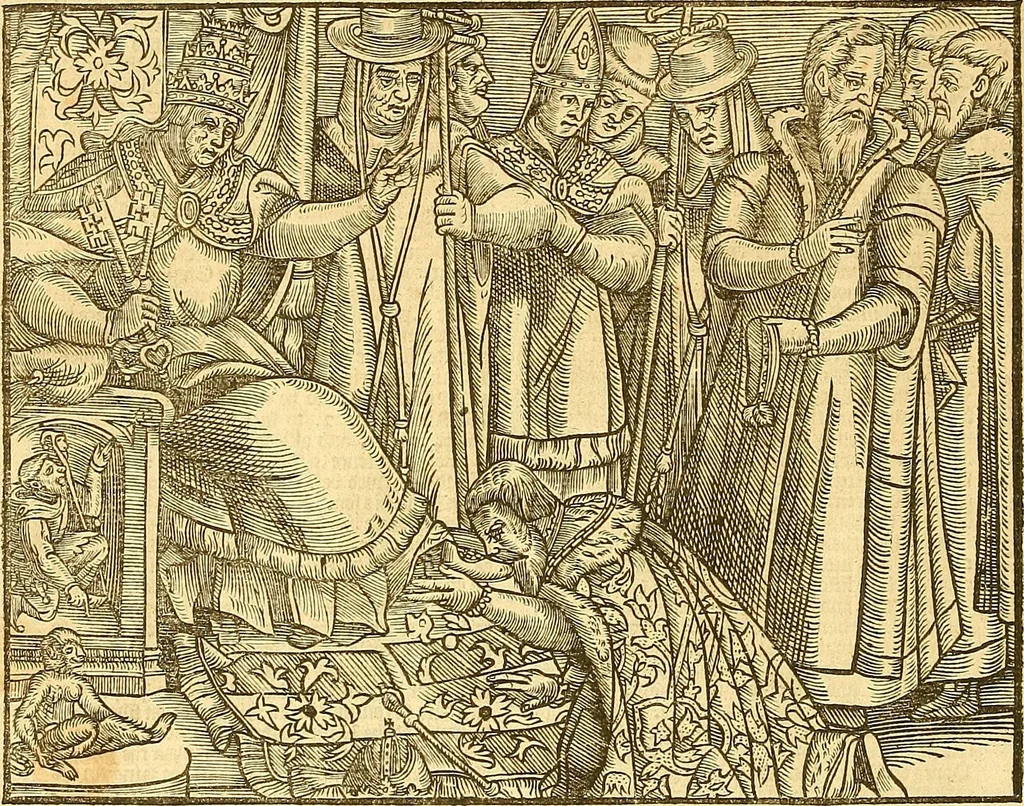 An illustration from The Ecclesiasticall historie : containing the Acts and monuments of martyrs, with a generall discourse of these later persecutions, horrible troubles and tumults, stirred up by Romish prelates in the Church: with divers other things incident, especially to this Realme of England and Scotland, as partly also to all other forraigne nations appertaining, from the time of Q. Maries entring upon the Crowne, to the reigne of our late gracious Soveraigne, Q. Elizabeth of blessed memorie, 1641, leaf 1145