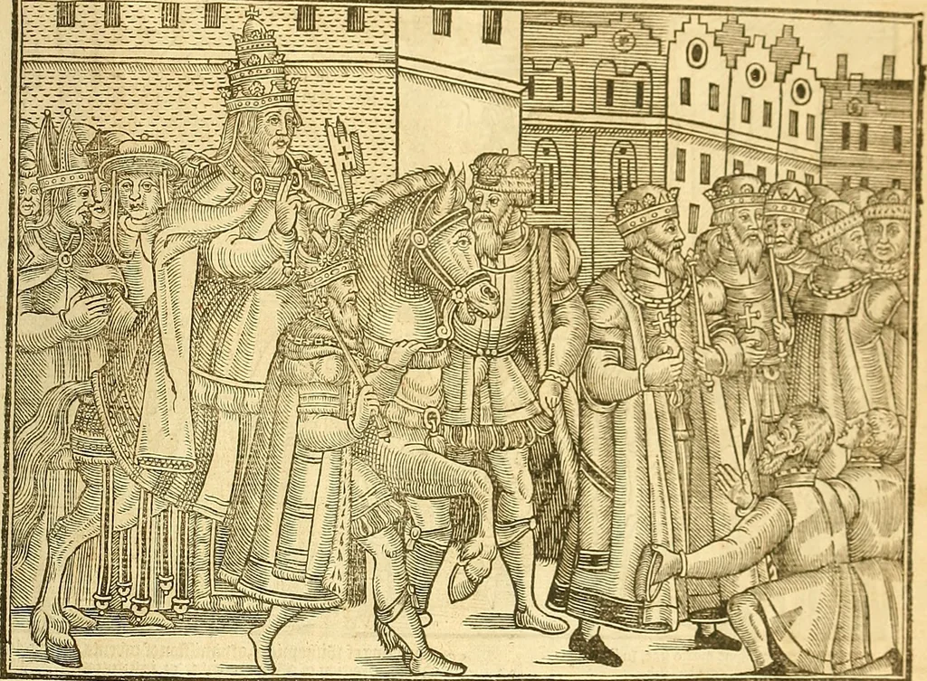 An illustration from The Ecclesiasticall historie : containing the Acts and monuments of martyrs, with a generall discourse of these later persecutions, horrible troubles and tumults, stirred up by Romish prelates in the Church: with divers other things incident, especially to this Realme of England and Scotland, as partly also to all other forraigne nations appertaining, from the time of Q. Maries entring upon the Crowne, to the reigne of our late gracious Soveraigne, Q. Elizabeth of blessed memorie, 1641, leaf 1154