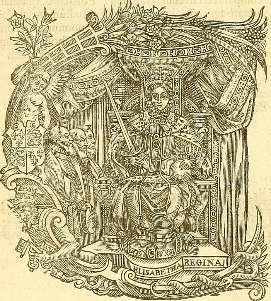 An illustration from The Ecclesiasticall historie : containing the Acts and monuments of martyrs, with a generall discourse of these later persecutions, horrible troubles and tumults, stirred up by Romish prelates in the Church: with divers other things incident, especially to this Realme of England and Scotland, as partly also to all other forraigne nations appertaining, from the time of Q. Maries entring upon the Crowne, to the reigne of our late gracious Soveraigne, Q. Elizabeth of blessed memorie, 1641, leaf 17
