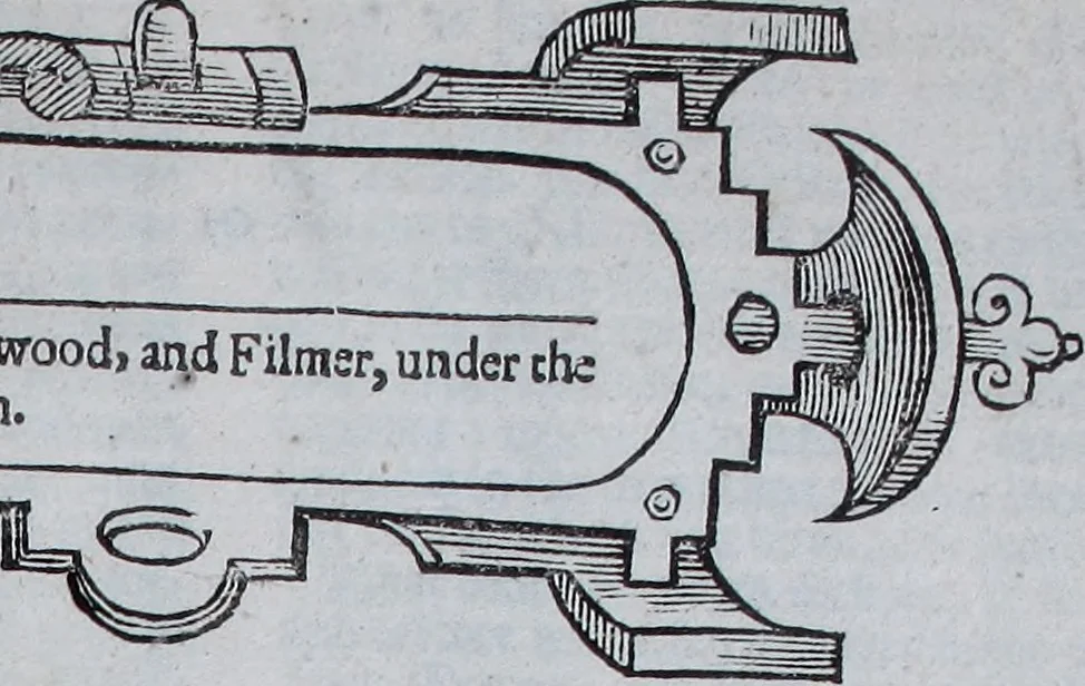 An illustration from The Ecclesiasticall historie : containing the Acts and monuments of martyrs, with a generall discourse of these later persecutions, horrible troubles and tumults, stirred up by Romish prelates in the Church: with divers other things incident, especially to this Realme of England and Scotland, as partly also to all other forraigne nations appertaining, from the time of Q. Maries entring upon the Crowne, to the reigne of our late gracious Soveraigne, Q. Elizabeth of blessed memorie, 1641, leaf 622