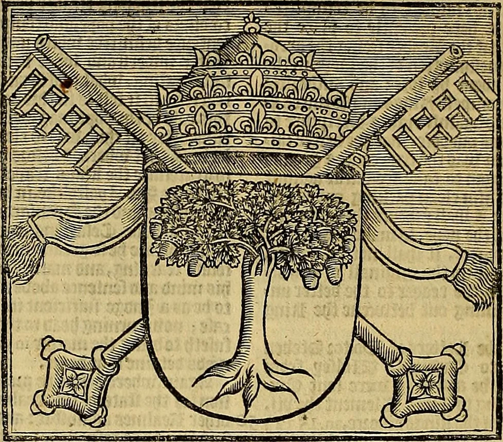 An illustration from The Ecclesiasticall historie : containing the Acts and monuments of martyrs, with a generall discourse of these later persecutions, horrible troubles and tumults, stirred up by Romish prelates in the Church: with divers other things incident, especially to this Realme of England and Scotland, as partly also to all other forraigne nations appertaining, from the time of Q. Maries entring upon the Crowne, to the reigne of our late gracious Soveraigne, Q. Elizabeth of blessed memorie, 1641, leaf 701