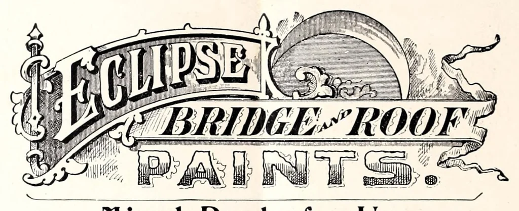 An illustration from Eclipse bridge and roof paints., 1898, leaf 2