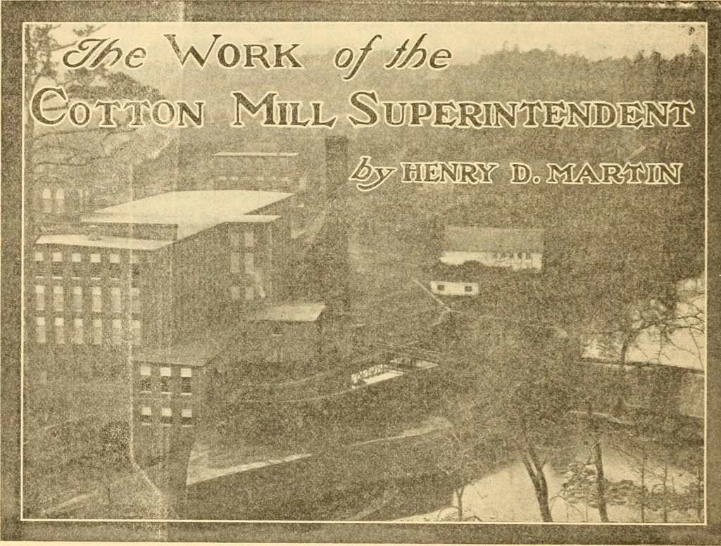 An illustration from The economical and successful management of cotton mills, 1905, leaf 152