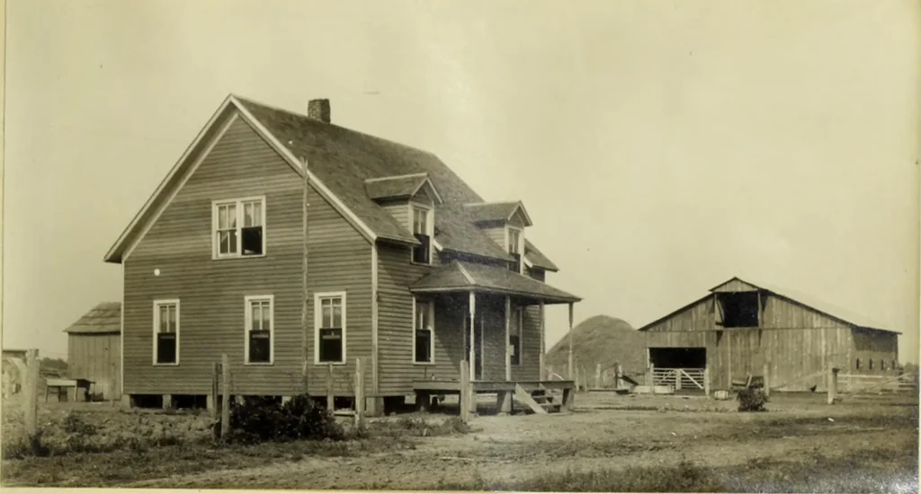 An illustration from Economic farmhouses and their architectural problems, 1914, leaf 165