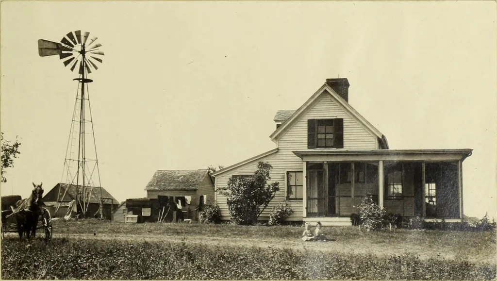 An illustration from Economic farmhouses and their architectural problems, 1914, leaf 31