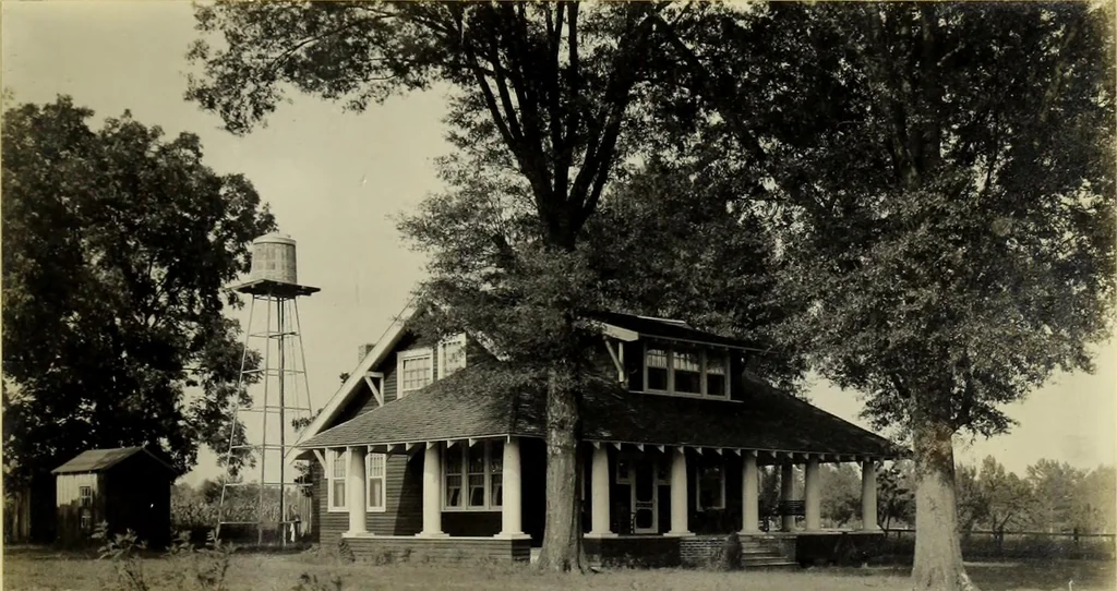 An illustration from Economic farmhouses and their architectural problems, 1914, leaf 69