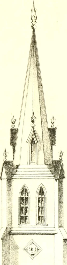 An illustration from The economy of church, parsonage and school architecture : adapted to small societies and rural districts, 1856, leaf 14