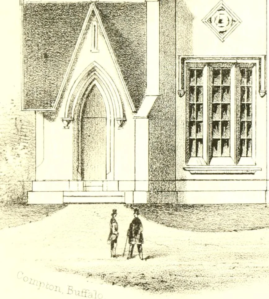 An illustration from The economy of church, parsonage and school architecture : adapted to small societies and rural districts, 1856, leaf 14