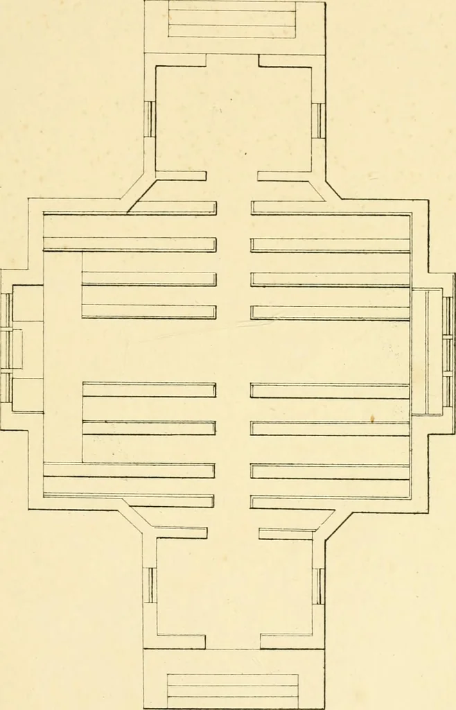 An illustration from The economy of church, parsonage and school architecture : adapted to small societies and rural districts, 1856, leaf 174