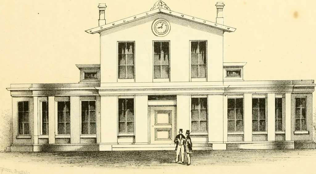 An illustration from The economy of church, parsonage and school architecture : adapted to small societies and rural districts, 1856, leaf 180