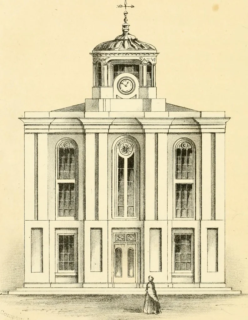 An illustration from The economy of church, parsonage and school architecture : adapted to small societies and rural districts, 1856, leaf 193