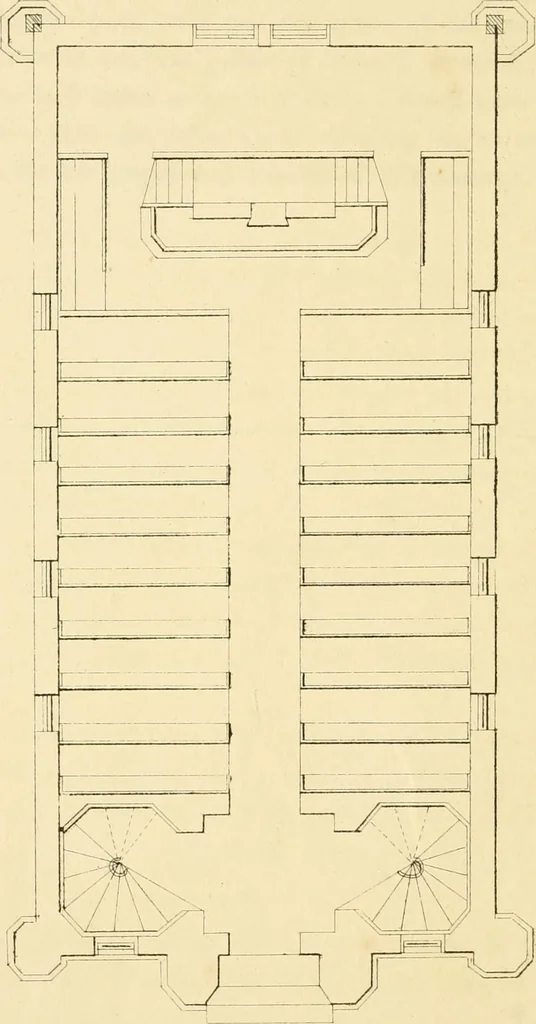 An illustration from The economy of church, parsonage and school architecture : adapted to small societies and rural districts, 1856, leaf 95