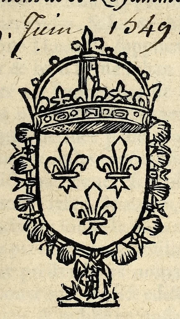 An illustration from Edict du roy, sur la reformation de ceulx qui abusent du nom, & estat de procureurs, es cours & iurisdictions de ce royaume., 1550, leaf 7