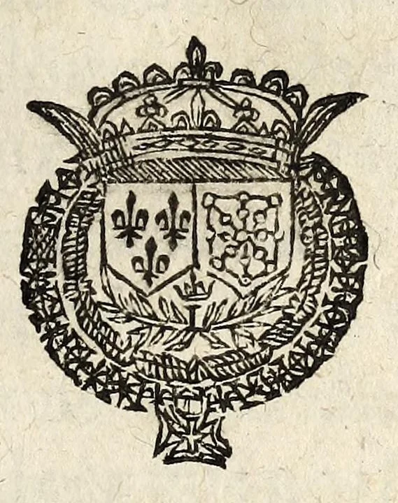 An illustration from Edict du roy, portant creation des offices de commissaires receueurs hereditaires des derniers des saises reelles du ressort de leur establissement : à sçauoir deux où il y a Parlement, & d'vn en chacune ville & iustice royale, & subrogation aux precedentes saisies au lieu des anciens commissaires : auec pouuoir de commettre aux iustices subalternes & seigneuriales de leur ressort, & de deliurer autant des expeditions de leurs procés verbaux, saisies & oppositions : ensemble l'establissement d'vn mont de pieté en chacune desdites villes & iustices royales : verifié en Parlement le 6. mars 1626., 1626, leaf 1