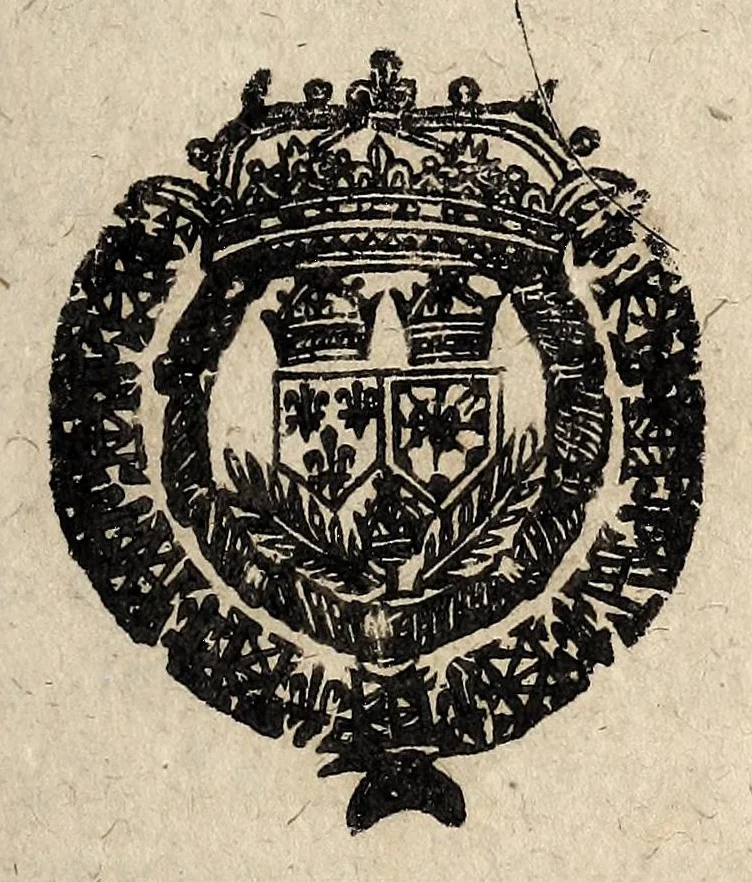 An illustration from Edict du roy portant imposition sur les ouurages d'or & d'argent par tout ce royaume. Auec l'Arrest de la Cour des monnoyes de verification, & modification., 1634, leaf 1
