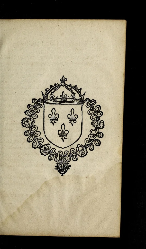 An illustration from Edict du Roy sur la pacification des troubles de ce royaume., 1576, leaf 45
