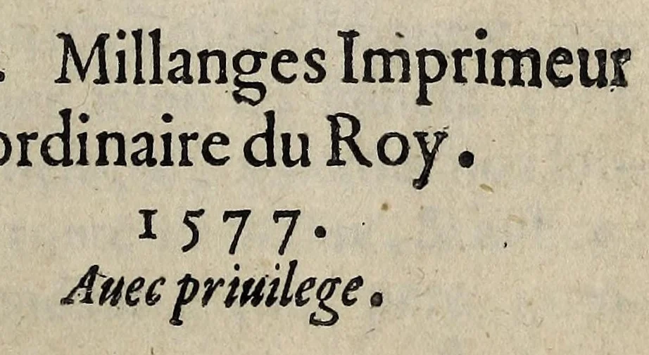 An illustration from Edict du Roy sur la pacification des trovbles de ce Royavme., 1577, leaf 17