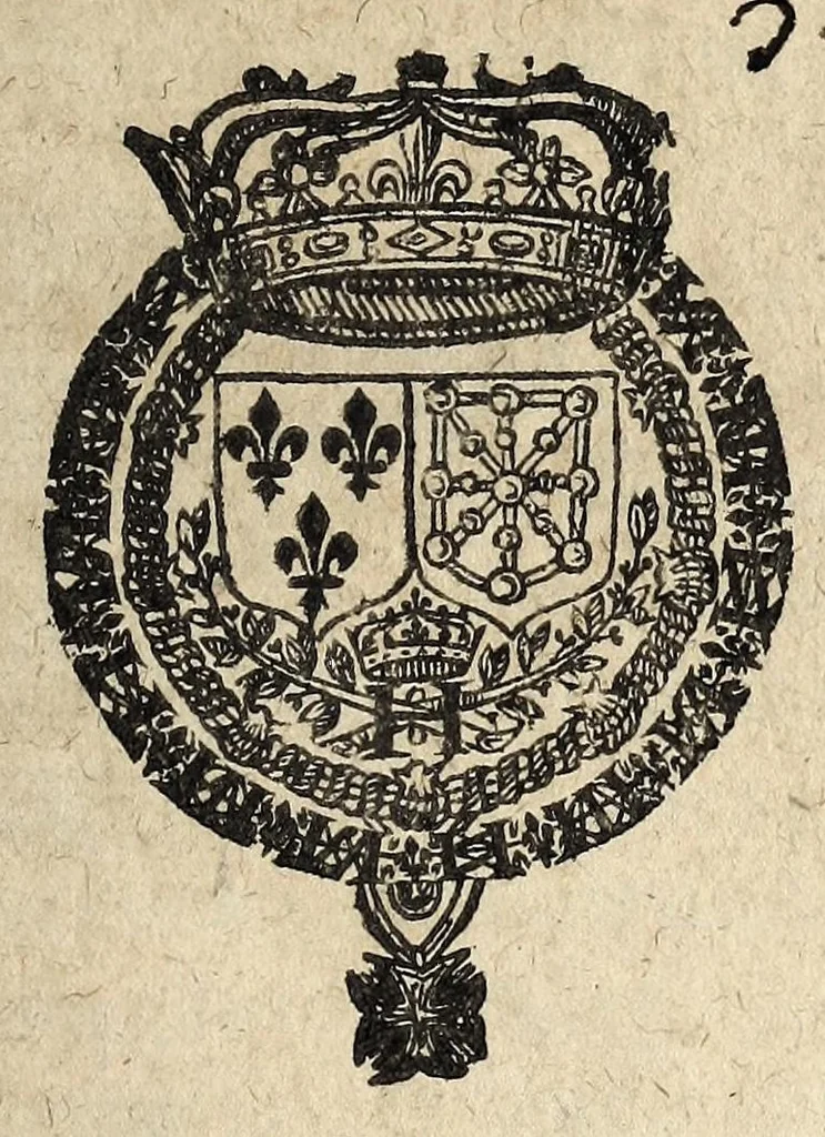 An illustration from Edict dv Roy, sur le reiglement & retrenchement des exempts des tailles. Auec l'arrest de verification d'iceluy en la Cour des aydes de Paris du 10. Decemb. 1614., 1615, leaf 1