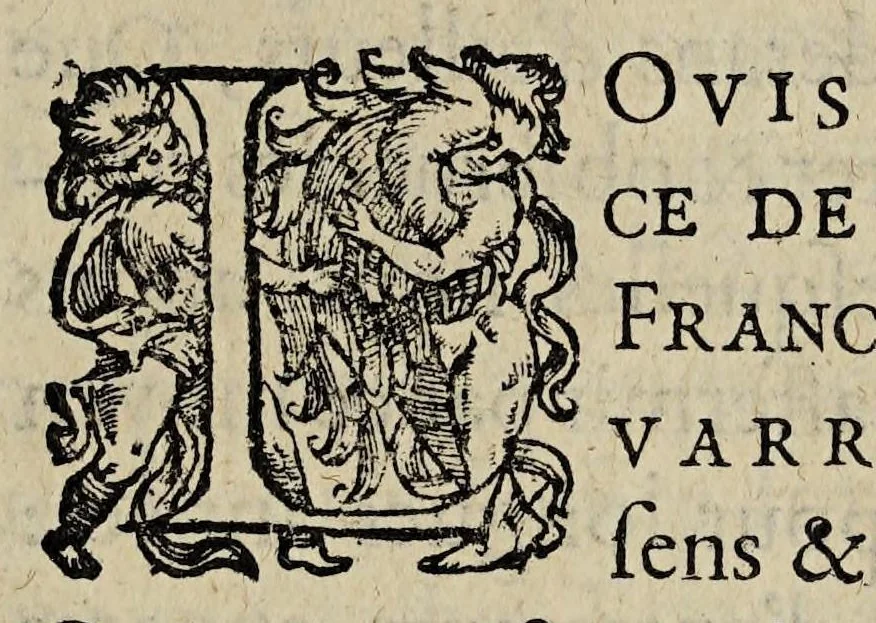 An illustration from Edict dv Roy, portant creation en tiltre d'office formé d'vn greffier triannal & trois maistres clercs hereditaires en chacun grenier à sel de ce royaume., 1623, leaf 3