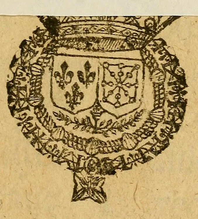 An illustration from Edict dv Roy portant constitvtion de cent mil liures de rente sur les aydes des huict & vingtiéme du vin. Verifié en la Chambre des comptes le dixiéme iour de feurier 1631, 1631, leaf 23