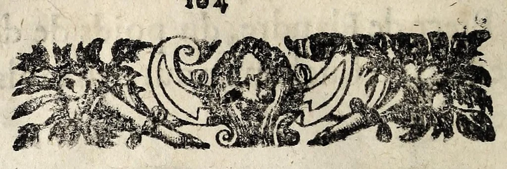 An illustration from Edict dv Roy portant novvelle fabrication d'especes d'argent: augmentation du marc d'argent le Roy, & des quarts d'eseu, testons, & francs aux coins & armes de sa Maiesté estans de leur iuste poids ... auec vne nouuelle eualuation ..., 1646, leaf 104