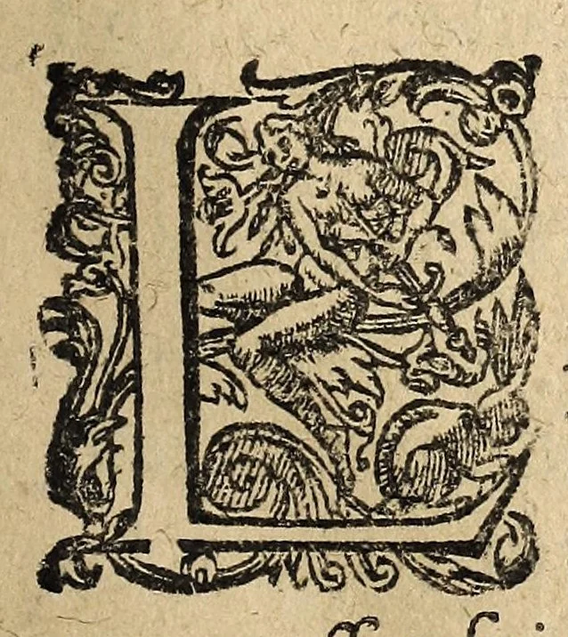 An illustration from Edict dv Roy povr le rachapt et revente de tovs greffes ciuils, criminels & des presentations, affirmations & insinuations, en toutes les cours & iurisdictio[n]s de ce royaume: ensemble des places de clercs, tabellionnages, droicts de parisis, de petits seaux, doublemens d'iceux & des presentations, cy-deuant vendus & engagez, à faculté de rachapt perpetuel., 1617, leaf 3