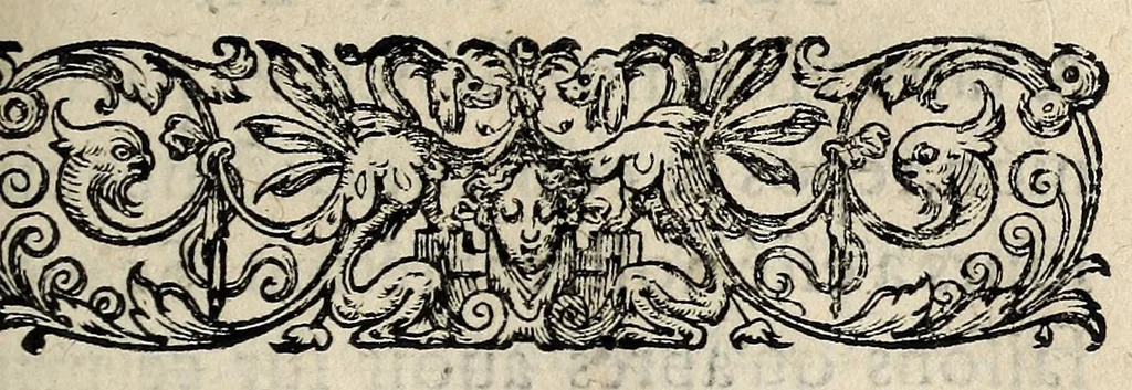 An illustration from Edict Dv Roy Svr La Pacification Des troubles de ce Royaume. Publié à Paris en Parlement, l'vnziesme iour d'Aoust,, 1570, leaf 3