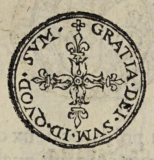 An illustration from Edict dv roy svr le faict et reglement general de ses monnoyes ..., 1602, leaf 43