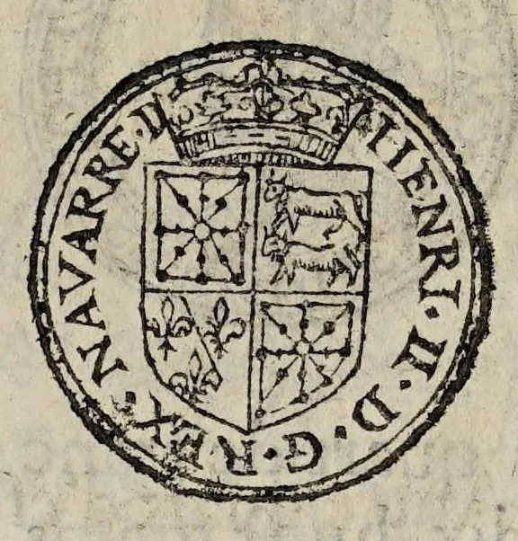 An illustration from Edict dv roy svr le faict et reglement general de ses monnoyes ..., 1602, leaf 43