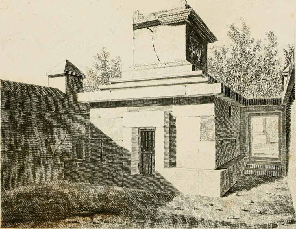 An illustration from Pompeiana : the topography, edifices, and ornaments of Pompeii, 1875, leaf 100