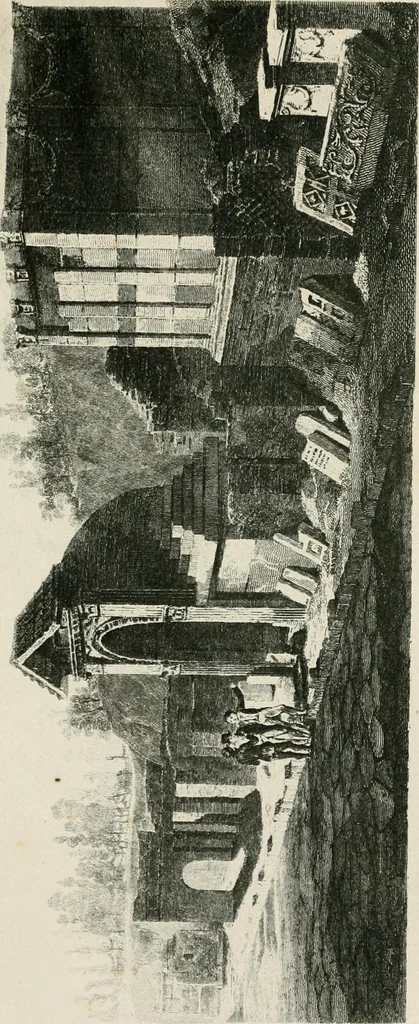 An illustration from Pompeiana : the topography, edifices, and ornaments of Pompeii, 1875, leaf 117