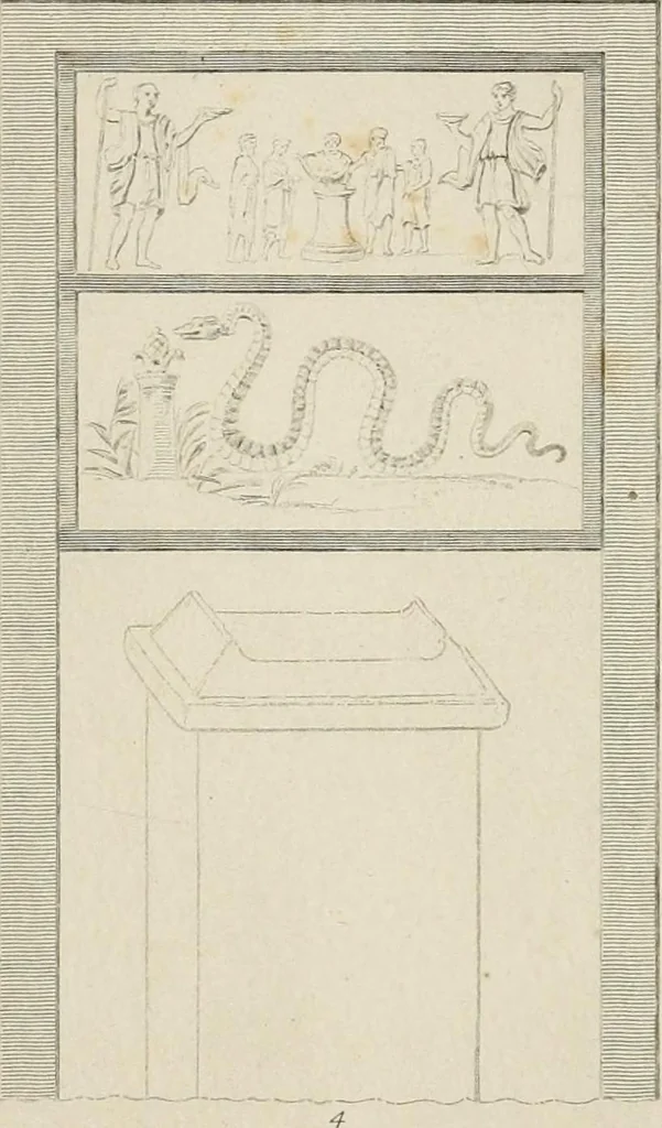 An illustration from Pompeiana : the topography, edifices, and ornaments of Pompeii, 1875, leaf 132