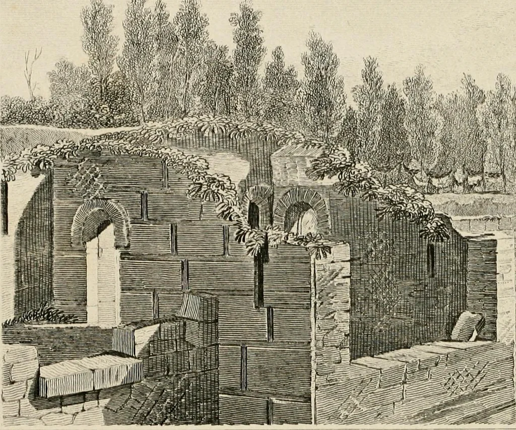 An illustration from Pompeiana : the topography, edifices, and ornaments of Pompeii, 1875, leaf 136
