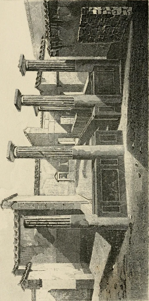 An illustration from Pompeiana : the topography, edifices, and ornaments of Pompeii, 1875, leaf 164