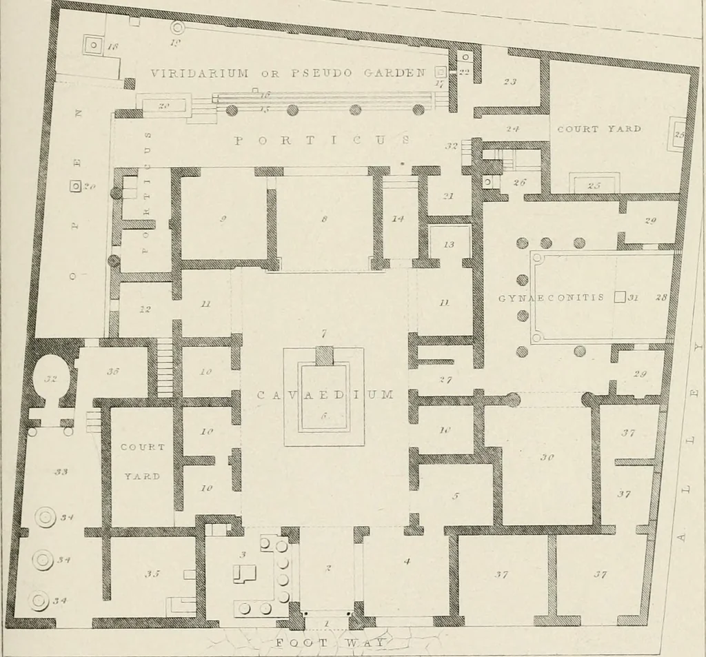 An illustration from Pompeiana : the topography, edifices, and ornaments of Pompeii, 1875, leaf 173
