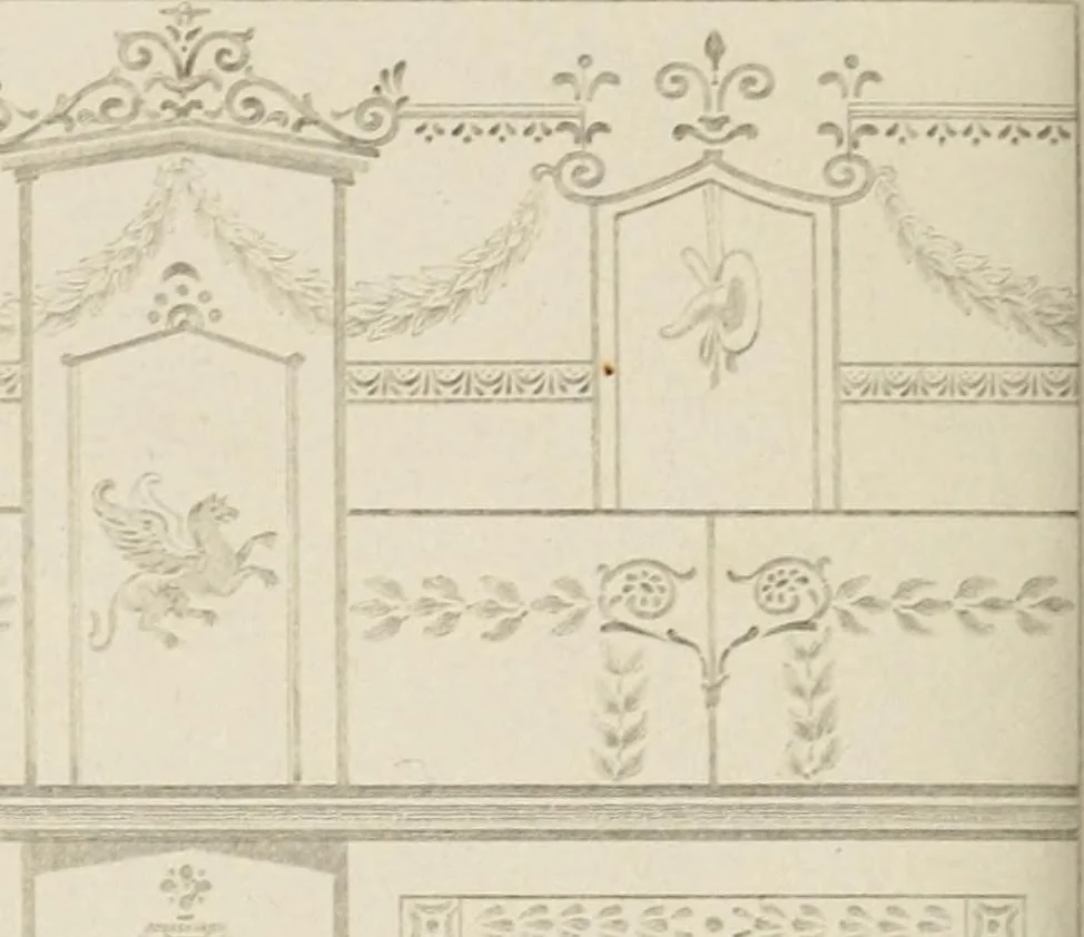 An illustration from Pompeiana : the topography, edifices, and ornaments of Pompeii, 1875, leaf 180