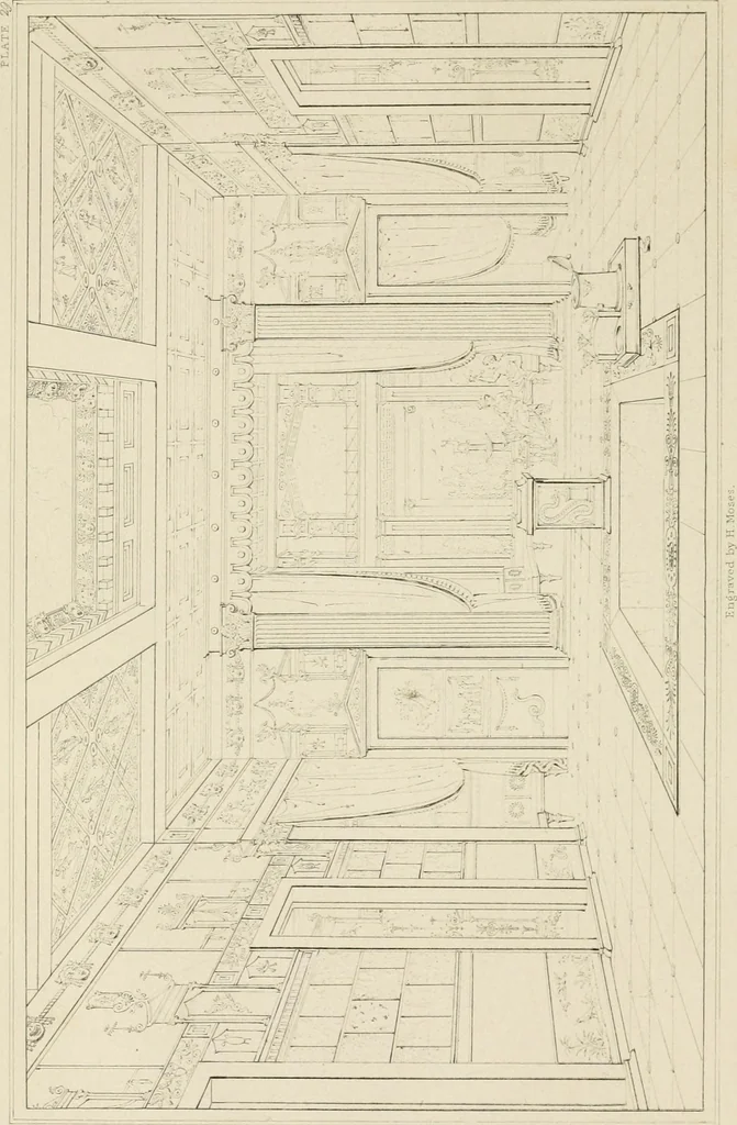 An illustration from Pompeiana : the topography, edifices, and ornaments of Pompeii, 1875, leaf 182
