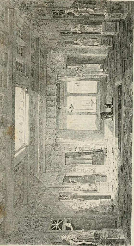 An illustration from Pompeiana : the topography, edifices, and ornaments of Pompeii, 1875, leaf 203
