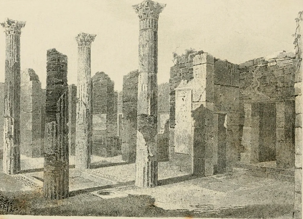 An illustration from Pompeiana : the topography, edifices, and ornaments of Pompeii, 1875, leaf 210