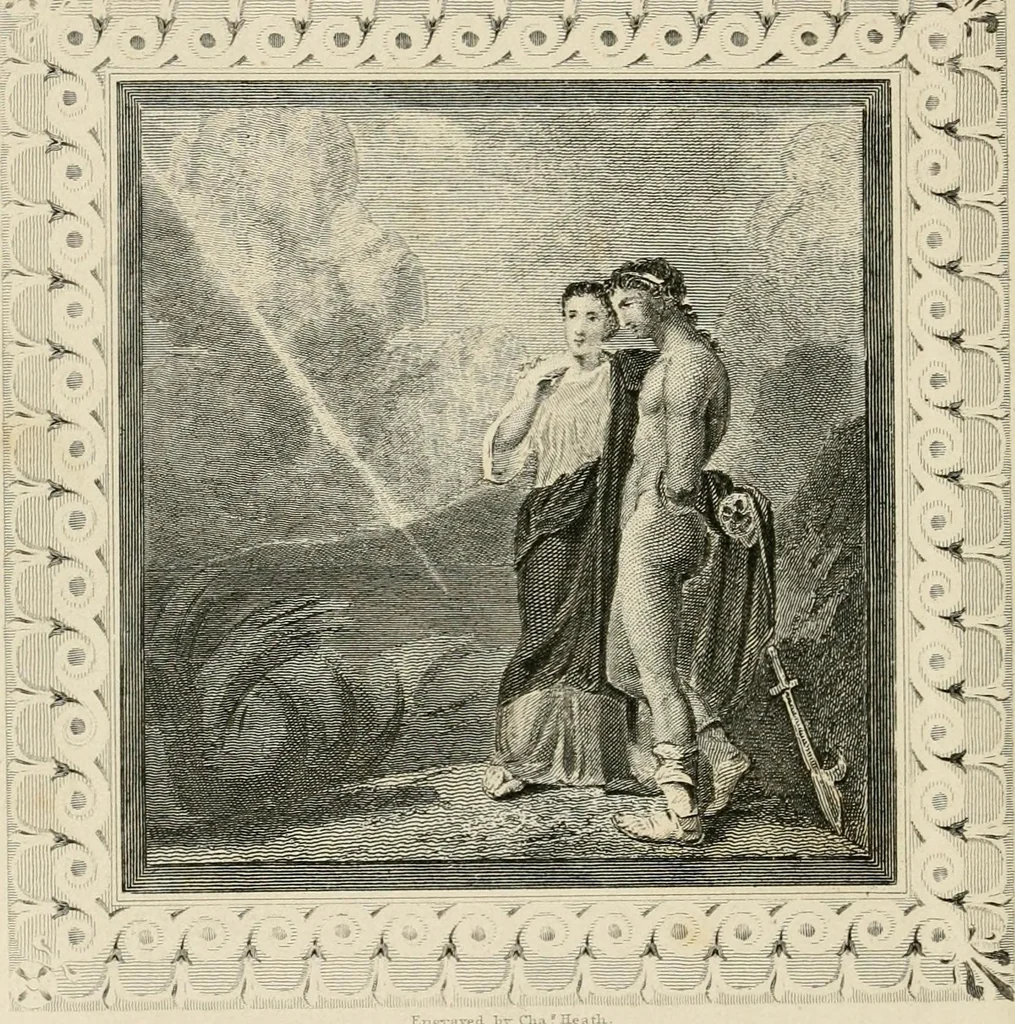 An illustration from Pompeiana : the topography, edifices, and ornaments of Pompeii, 1875, leaf 218
