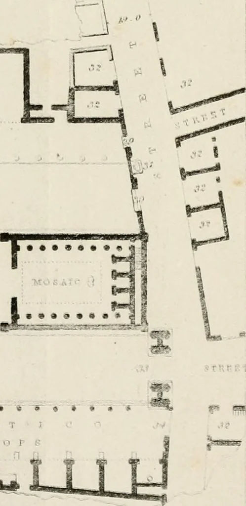 An illustration from Pompeiana : the topography, edifices, and ornaments of Pompeii, 1875, leaf 227