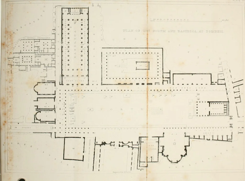 An illustration from Pompeiana : the topography, edifices, and ornaments of Pompeii, 1875, leaf 228