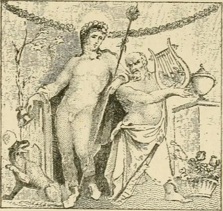 An illustration from Pompeiana : the topography, edifices, and ornaments of Pompeii, 1875, leaf 250