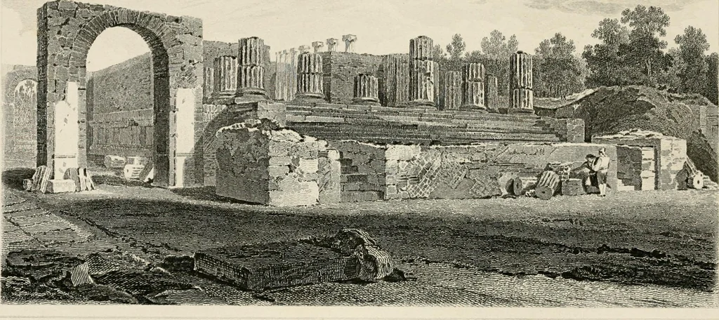 An illustration from Pompeiana : the topography, edifices, and ornaments of Pompeii, 1875, leaf 253