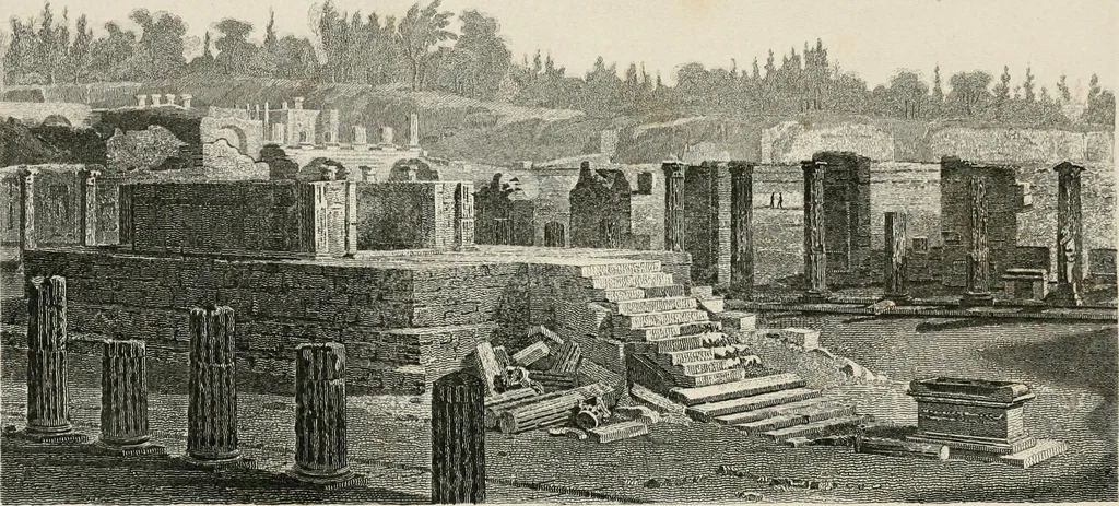 An illustration from Pompeiana : the topography, edifices, and ornaments of Pompeii, 1875, leaf 257