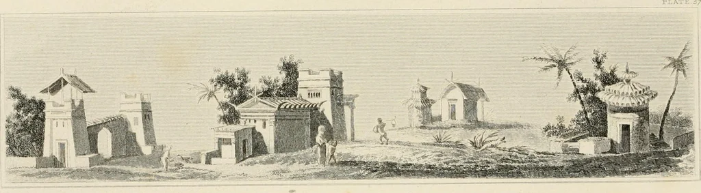 An illustration from Pompeiana : the topography, edifices, and ornaments of Pompeii, 1875, leaf 260
